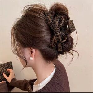 Leopard Print Hair Clip